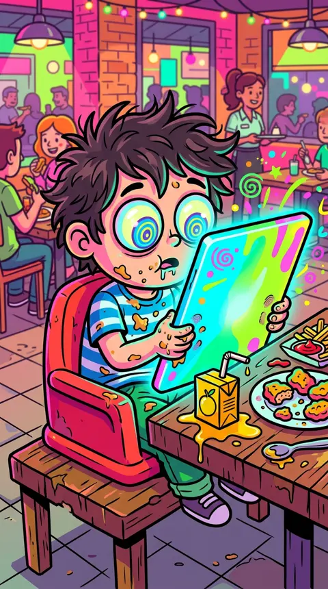 iPad Kid Parodies illustration